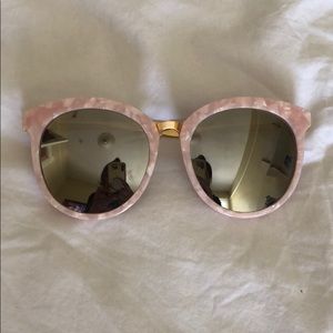 Gentle Monster Pink & Gold Sunglasses